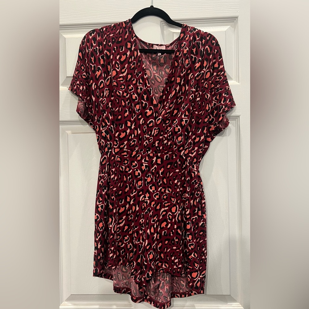 Cheeta print romper